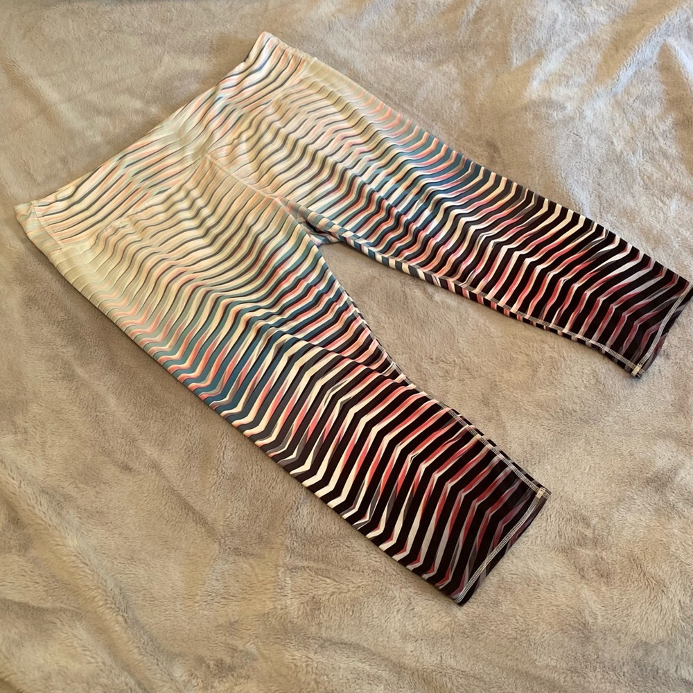 Athleta High Rise Prism Chaturanga Capri Leggings, Plus 2X